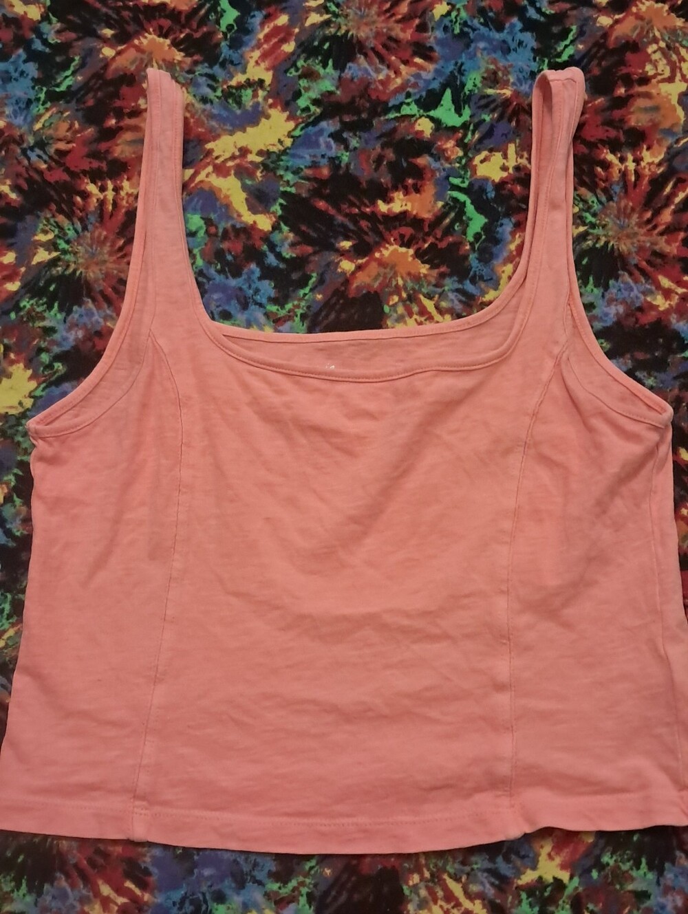Aerie Orange Cropped Tank Top